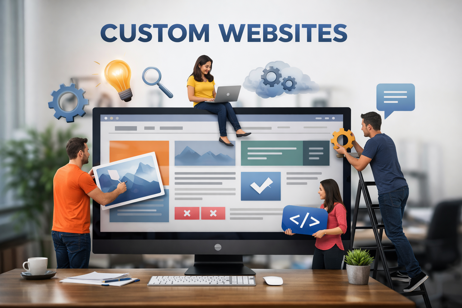 image of brainstorming session for a productivity tools business