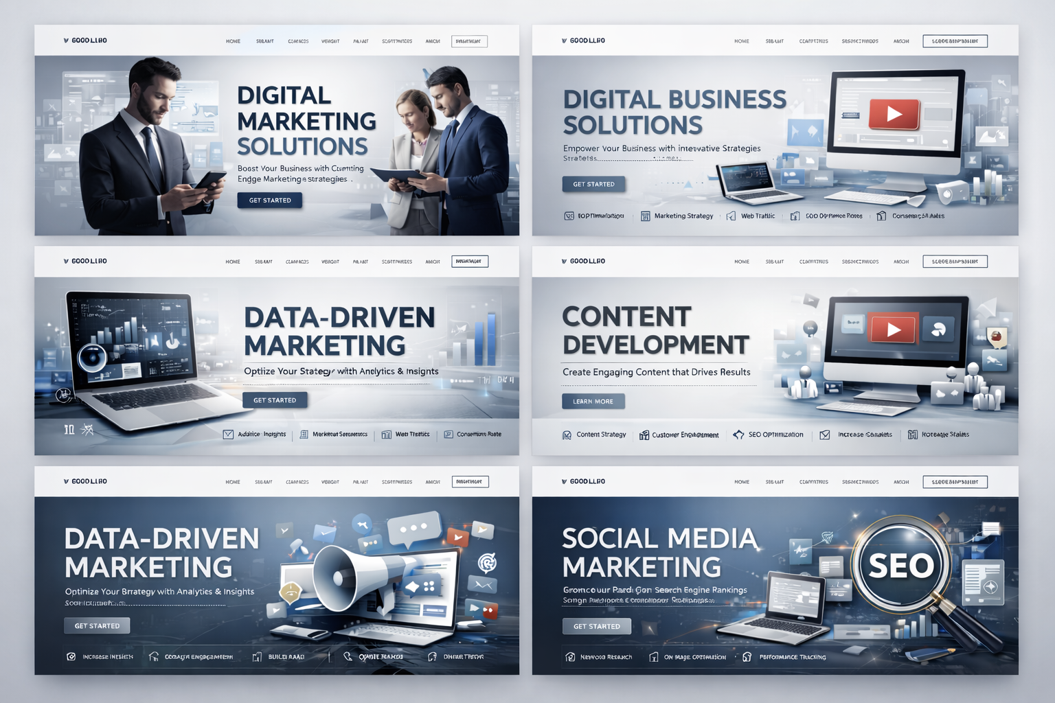 [digital project] image of a website homepage (for a digital marketing & advertising agency)